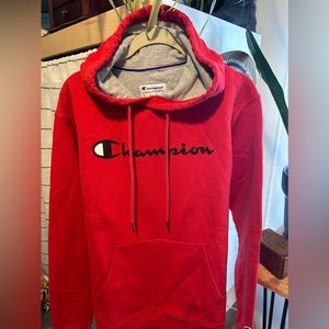 Lot of 4 Men’s Champion hoodies.